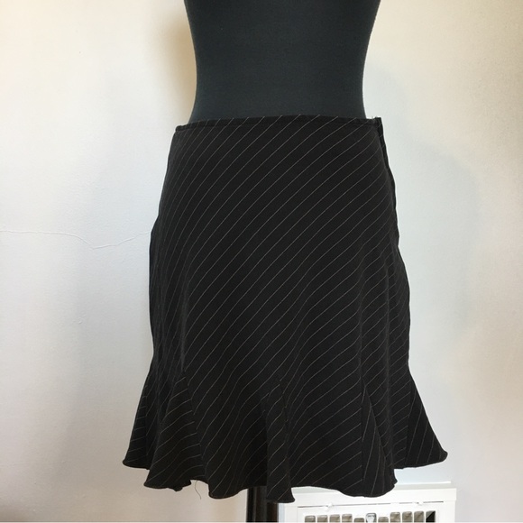 Y2K Charlotte Russe Black Pinstripe Skirt, 5/6 - Picture 1 of 9